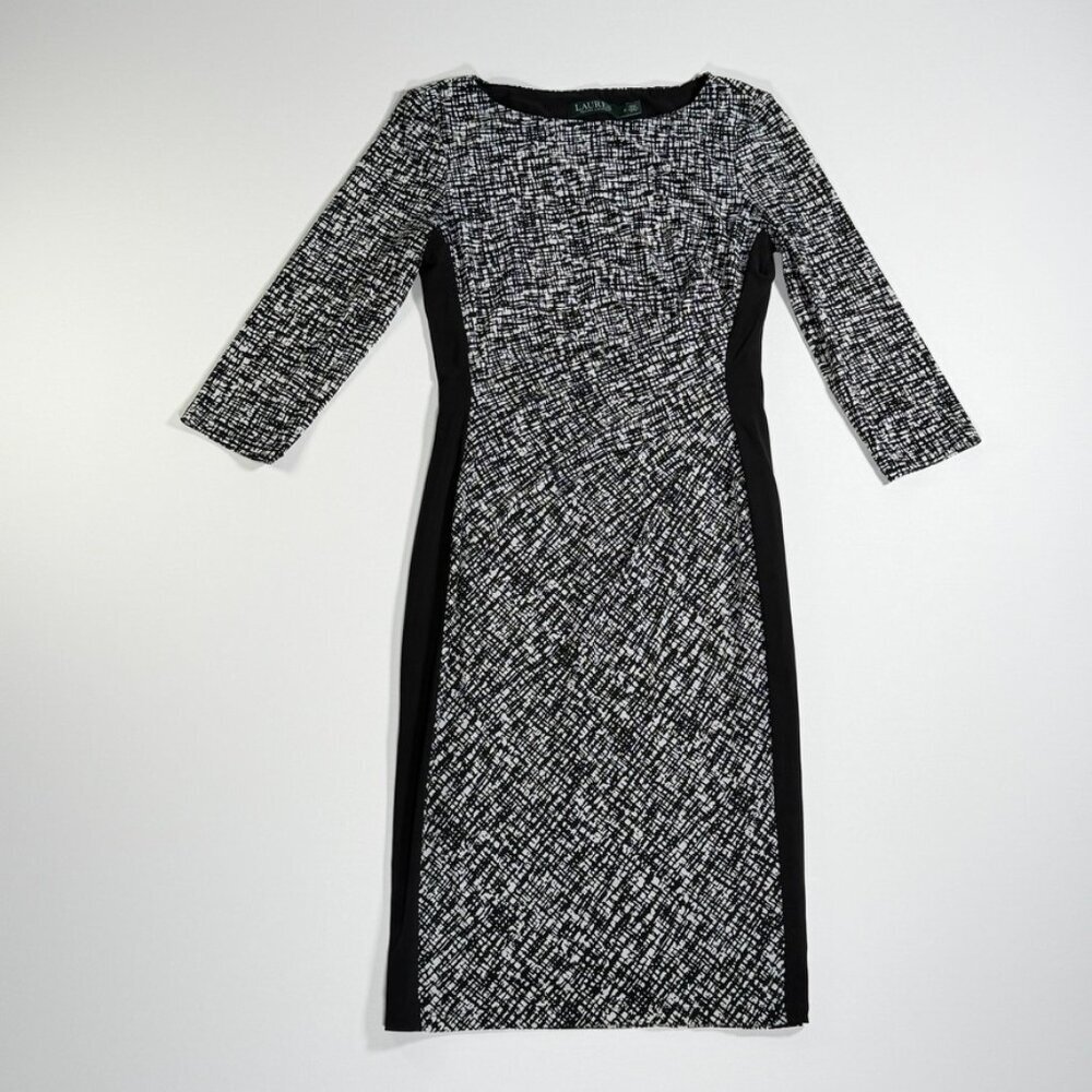 Ralph Lauren 3/4 Sleeve Pull-On Dress